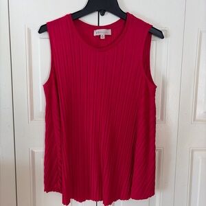 Philosophy Republic Pleated  Sophisticate Pleated Airy  A Line Tank Size M